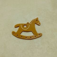 Sallanan At-Kahve-Çam Ağacı Süsü 3lü