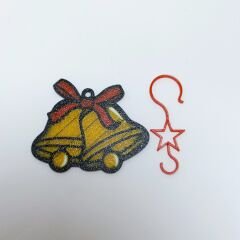 Çan-Gold-Çam Ağacı Süsü 3lü