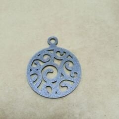 Yılbaşı Topu-Gümüş-Çam Ağacı Süsü 3lü