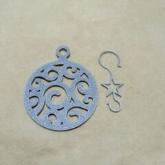 Yılbaşı Topu-Gümüş-Çam Ağacı Süsü 3lü