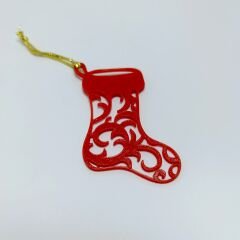 Dantel Çorap-Çam Ağacı Süsü 3lü