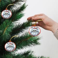 Ho Ho  Ho -Çam Ağacı Süsü 3lü