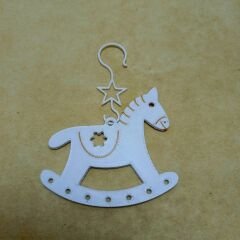 Yılbaşı Süsü Askı Aparatı 100lü-Kırmızı