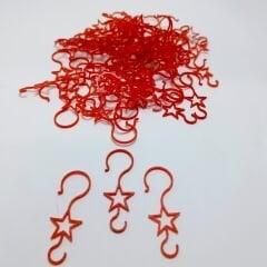 Yılbaşı Süsü Askı Aparatı 100lü-Kırmızı