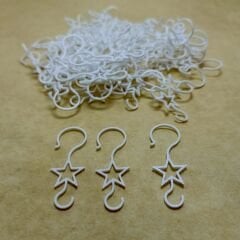 Yılbaşı Süsü Askı Aparatı 100lü-Beyaz