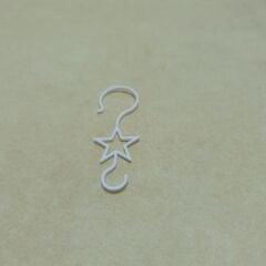 Yılbaşı Süsü Askı Aparatı 100lü-Beyaz