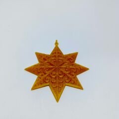 Gold Kutup Yıldızı -Çam Ağacı Süsü 3lü