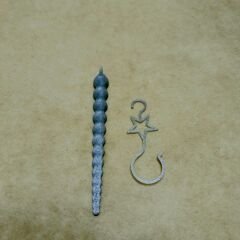 Gümüş Sarkıt  -Çam Ağacı Süsü 3lü