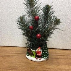 Çam Yapraklı,kokinalı- Noel Baba Saksı Yılbaşı Hediyesi