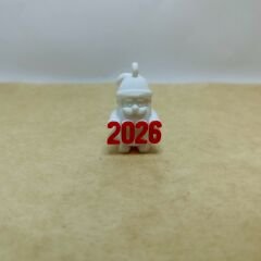 2026 Noel Baba  -Çam Ağacı Süsü 3lü