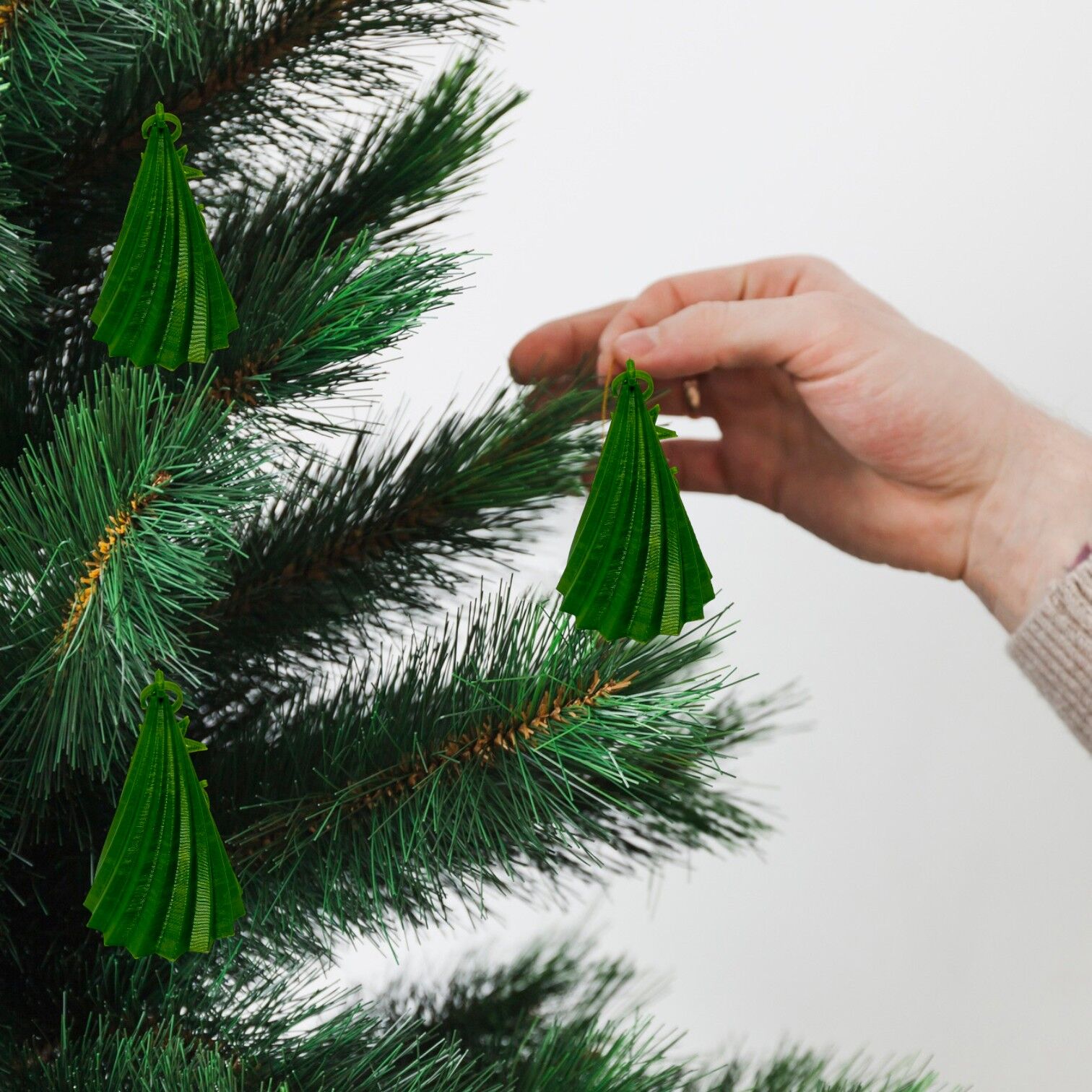 Noel Ağacı Helezon -Çam Ağacı Süsü 3lü