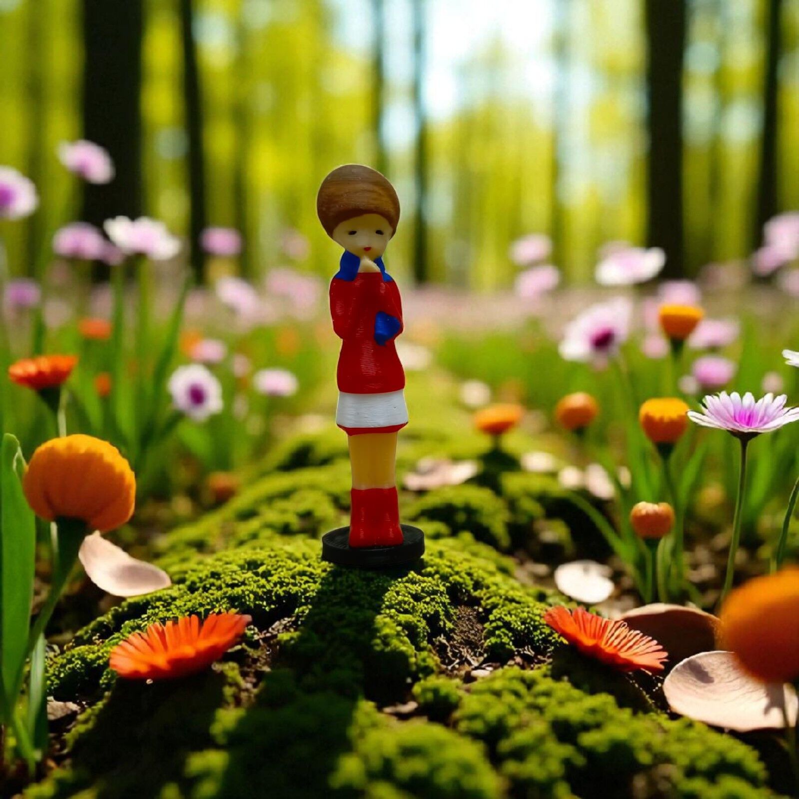 Atkılı Kız -Teraryum Malzemesi