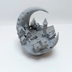 Ay Kasabası-Işıklı-Masa Üstü Dekor