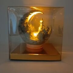 Ay Kasabası-Işıklı-Masa Üstü Dekor