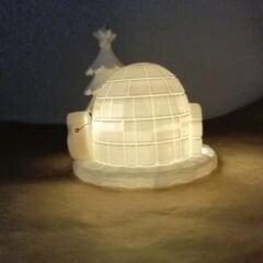 Kardan Adamlı -Işıklı-Masa Üstü Dekor