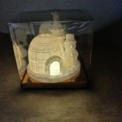 Kardan Adamlı -Işıklı-Masa Üstü Dekor