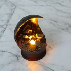 Ay Küresi - Işıklı Kasaba -Yılbaşı Dekoru ve Hediyesi