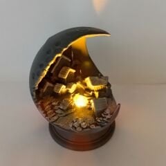 Ay Küresi - Işıklı Kasaba -Yılbaşı Dekoru ve Hediyesi