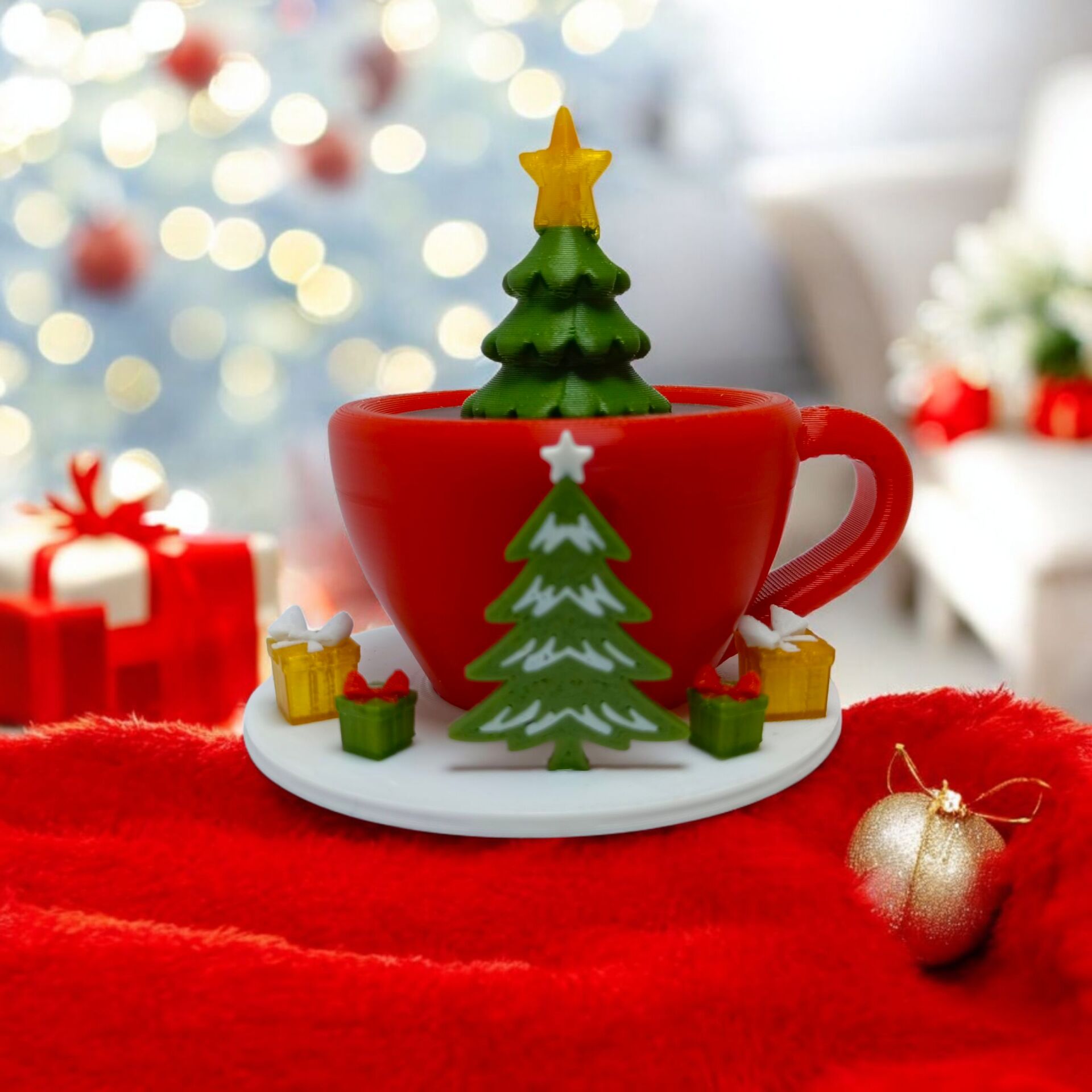 Noel Fincanı  -Yılbaşı Dekoru ve Hediyesi