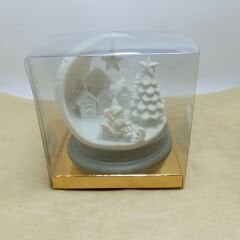 Ay Küresi-Işıklı-Noel Baba  -Yılbaşı Dekoru