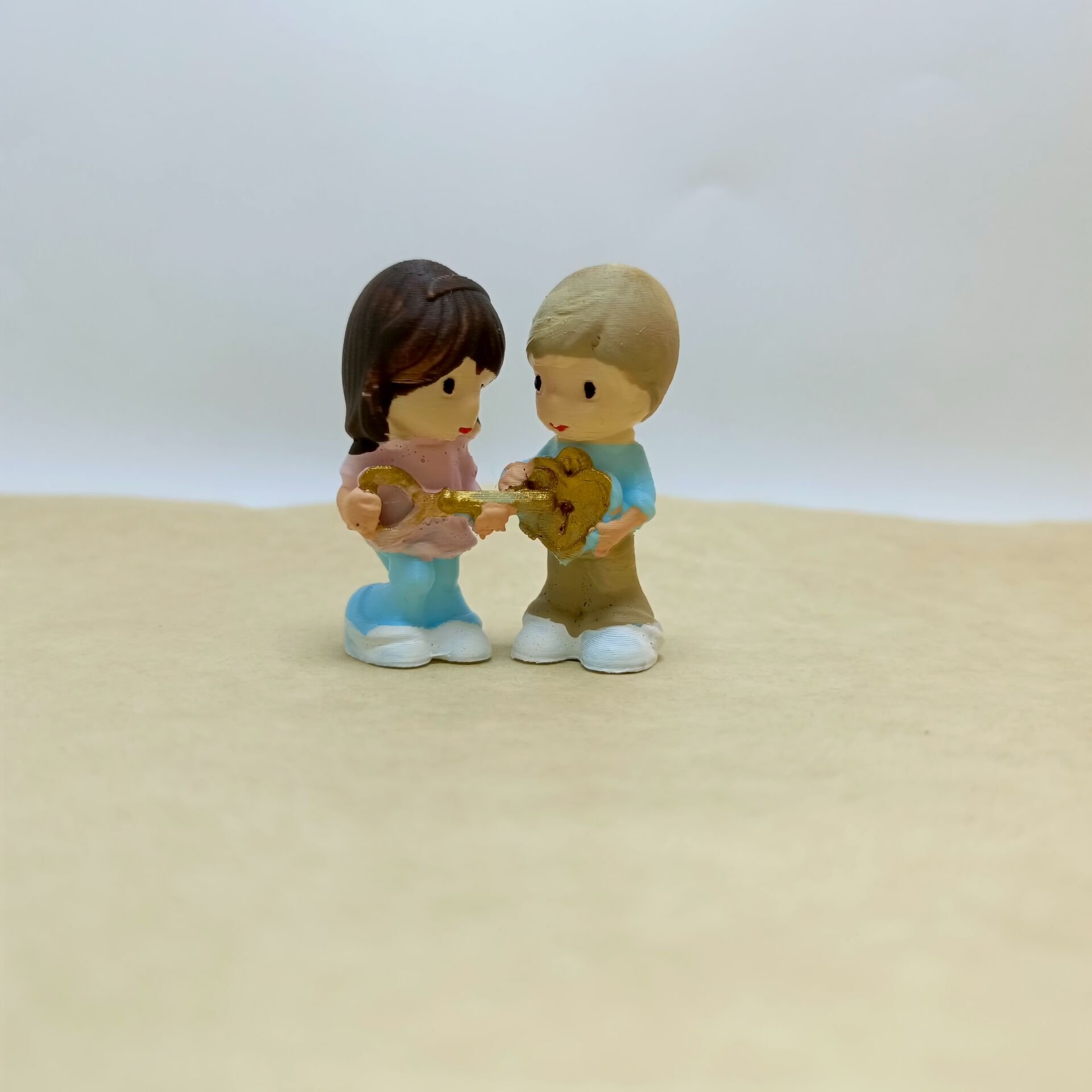 Kalp Anahtarı Çift  - Teraryum Malzemesi