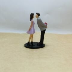 Romantik  Çift- Gri Çeketli - Teraryum Malzemesi