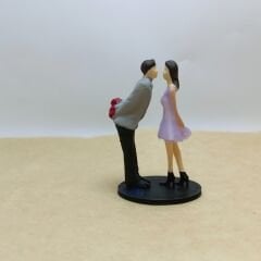 Romantik  Çift- Gri Çeketli - Teraryum Malzemesi