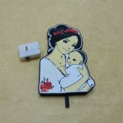 Anne Çocuk -  Işıklı Buket Süsü