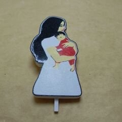 Anne Bebek -  Işıklı Buket Süsü