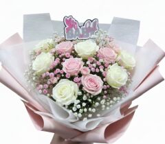 Baby Gril-  Işıklı Buket Süsü