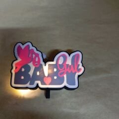 Baby Gril-  Işıklı Buket Süsü