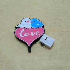 Love Kuşlar -  Işıklı Buket Süsü