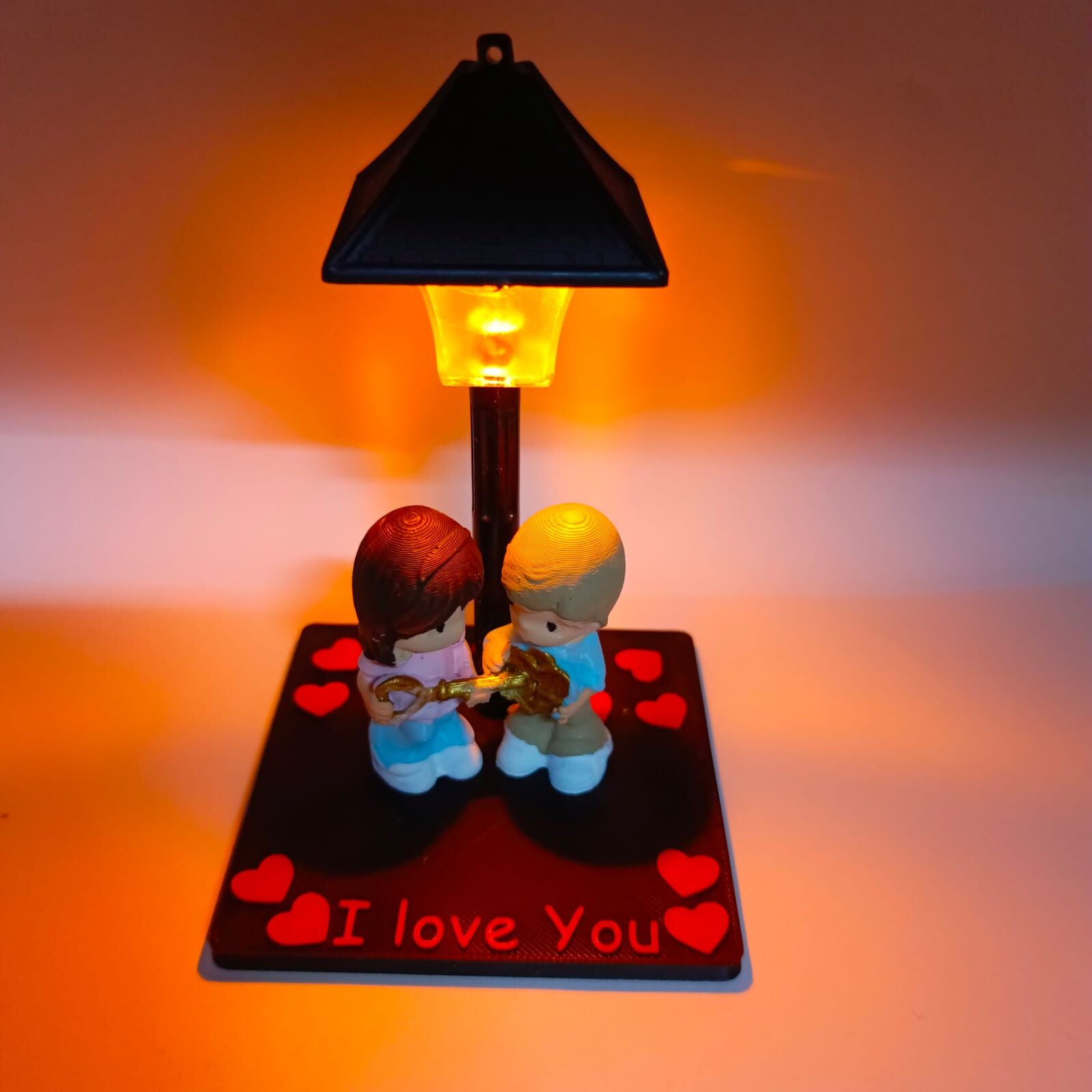 Lambalı Anahtarlı  Çift Biblo (Kutulu)