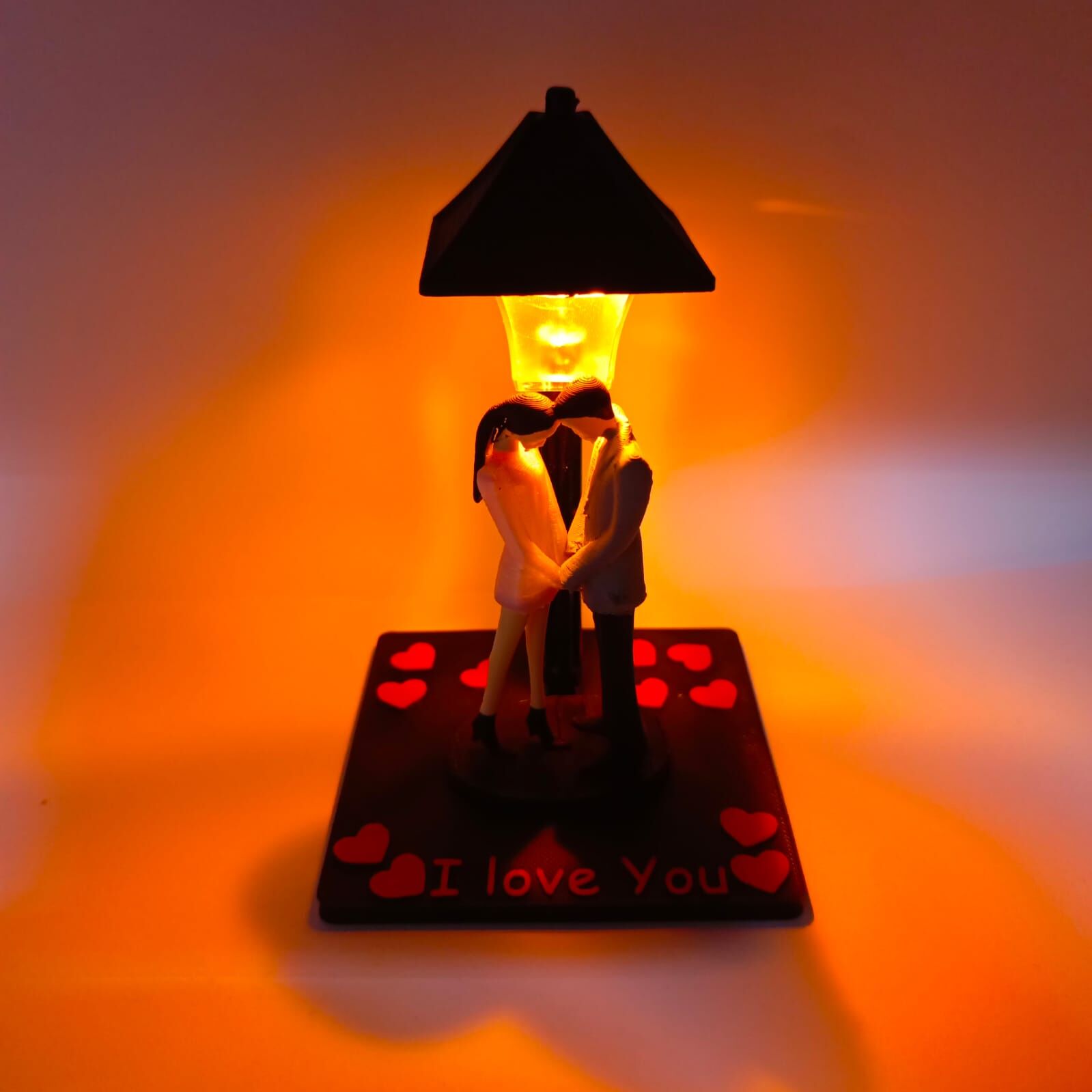 Lambalı El Ele Çift Biblo (Kutulu)