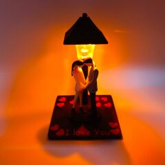 Lambalı El Ele Çift Biblo (Kutulu)