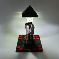 Lambalı El Ele Çift Biblo (Kutulu)