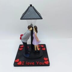 Lambalı Romantik Çift Biblo (Kutulu)