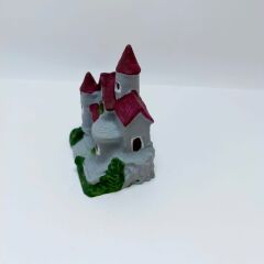 Çift Kubbeli Ev - Gri - Teraryum Malzemesi