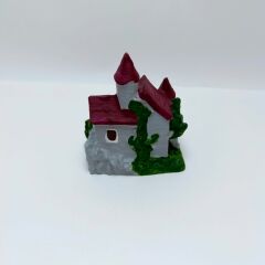 Çift Kubbeli Ev - Gri - Teraryum Malzemesi