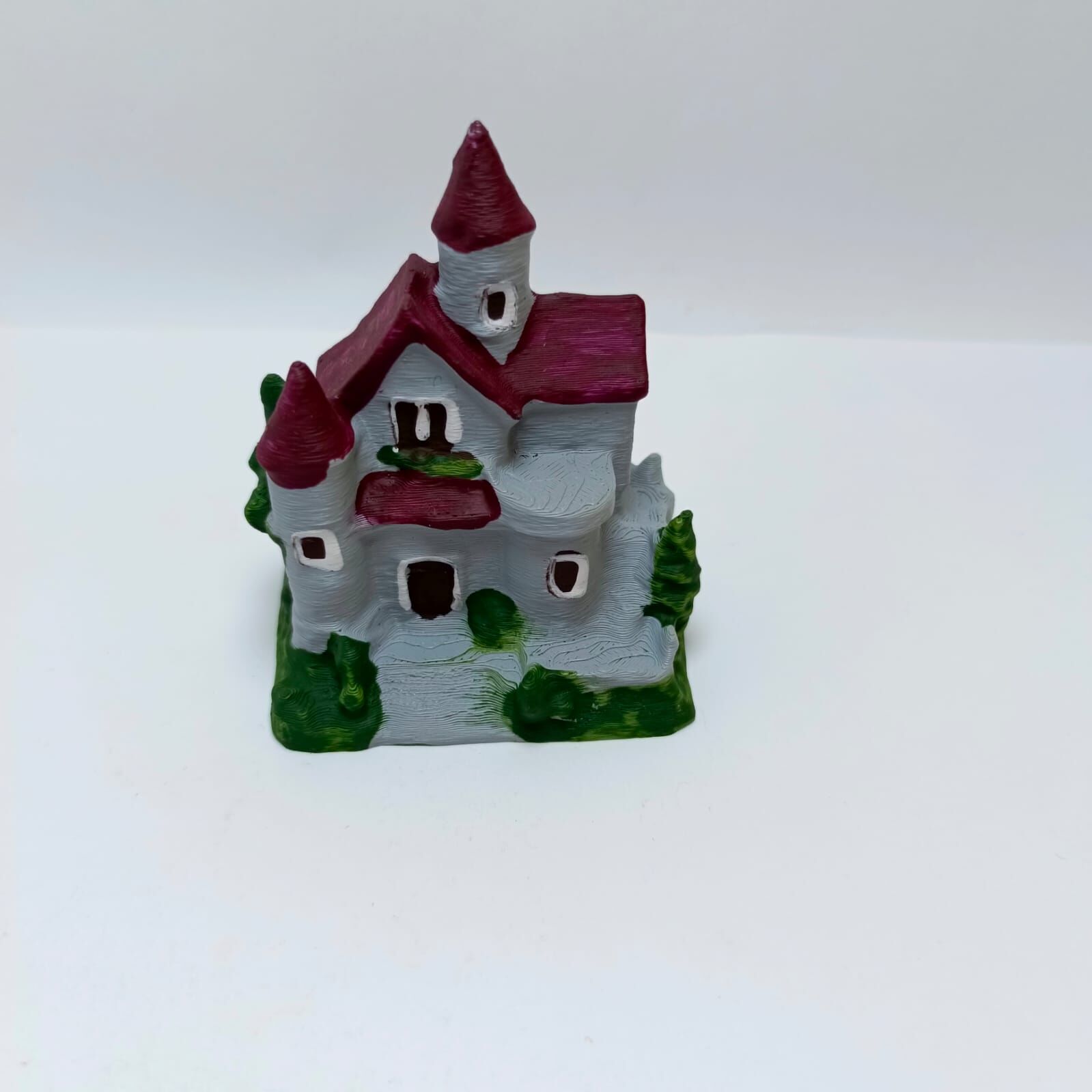 Çift Kubbeli Ev - Gri - Teraryum Malzemesi