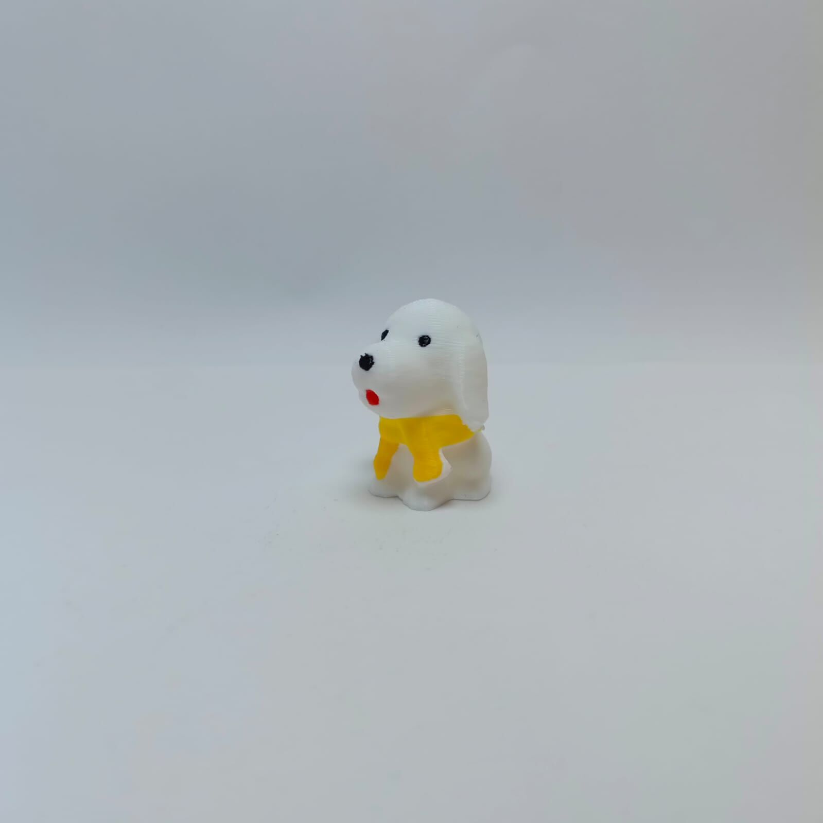 Atkılı Yavru Köpek - Sarı - Teraryum Malzemesi