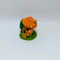 Merdivenli Mantar Ev -Turuncu-Teraryum Malzemesi