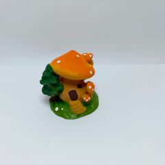 Merdivenli Mantar Ev -Turuncu-Teraryum Malzemesi