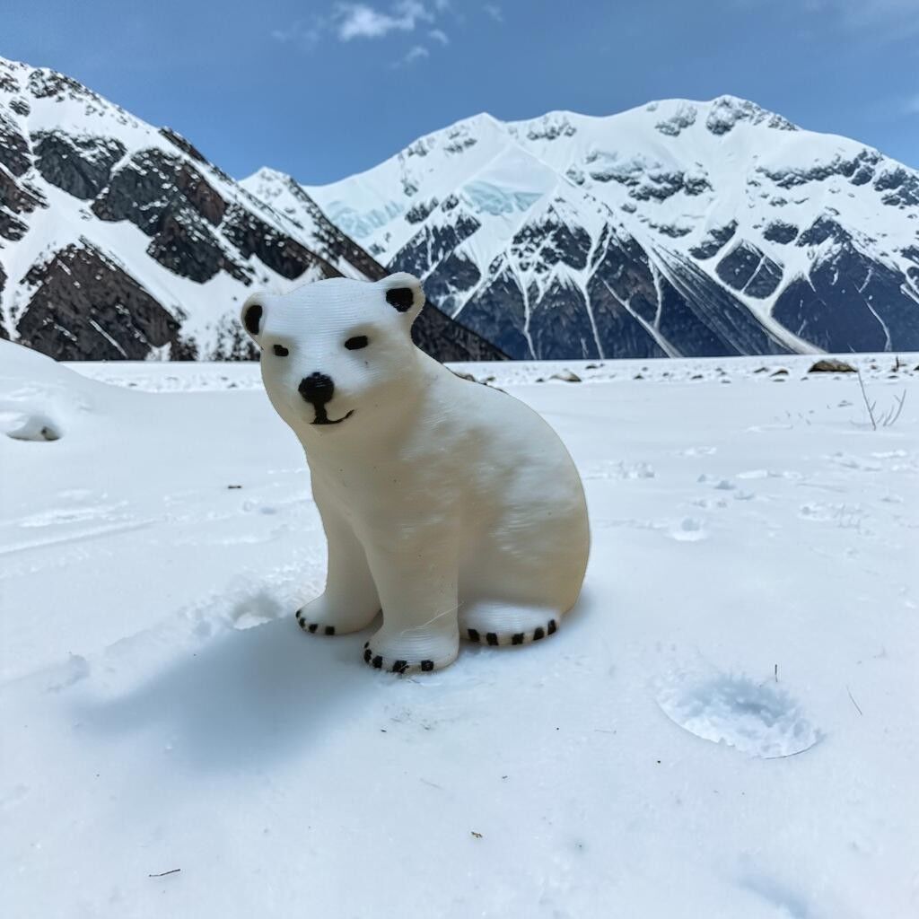 Kutup Ayısı-Teraryum Malzemesi