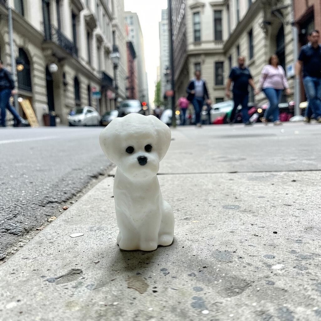 Sevimli Süs Köpeği -Teraryum Malzemesi