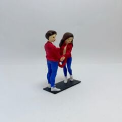 Kalp Tutan Çift -Teraryum Malzemesi