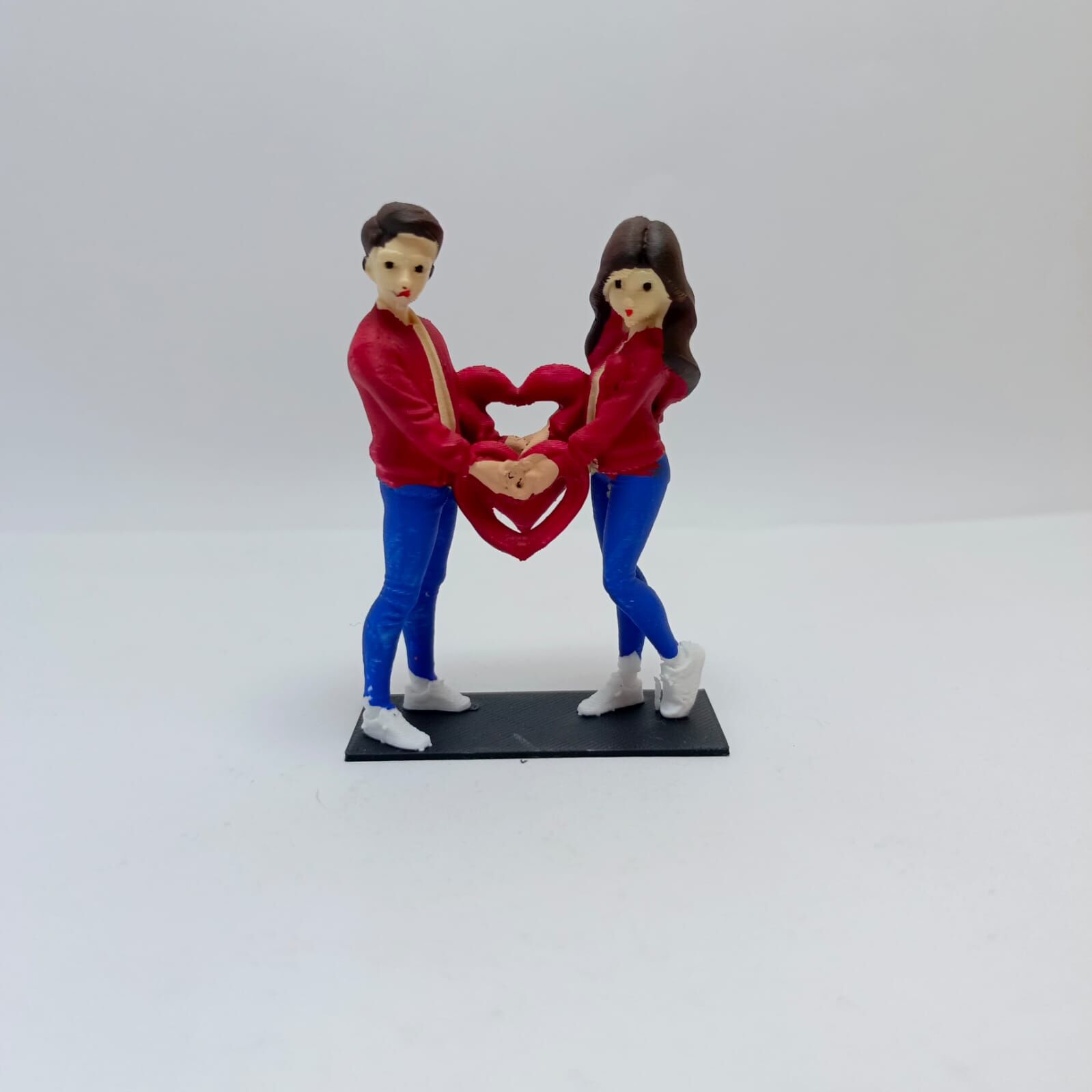 Kalp Tutan Çift -Teraryum Malzemesi