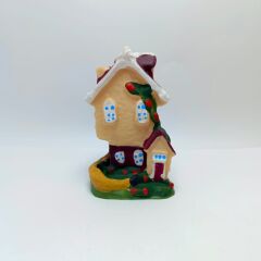 Villa Büyük Ev Figürü-Bordo-Teraryum Malzemesi