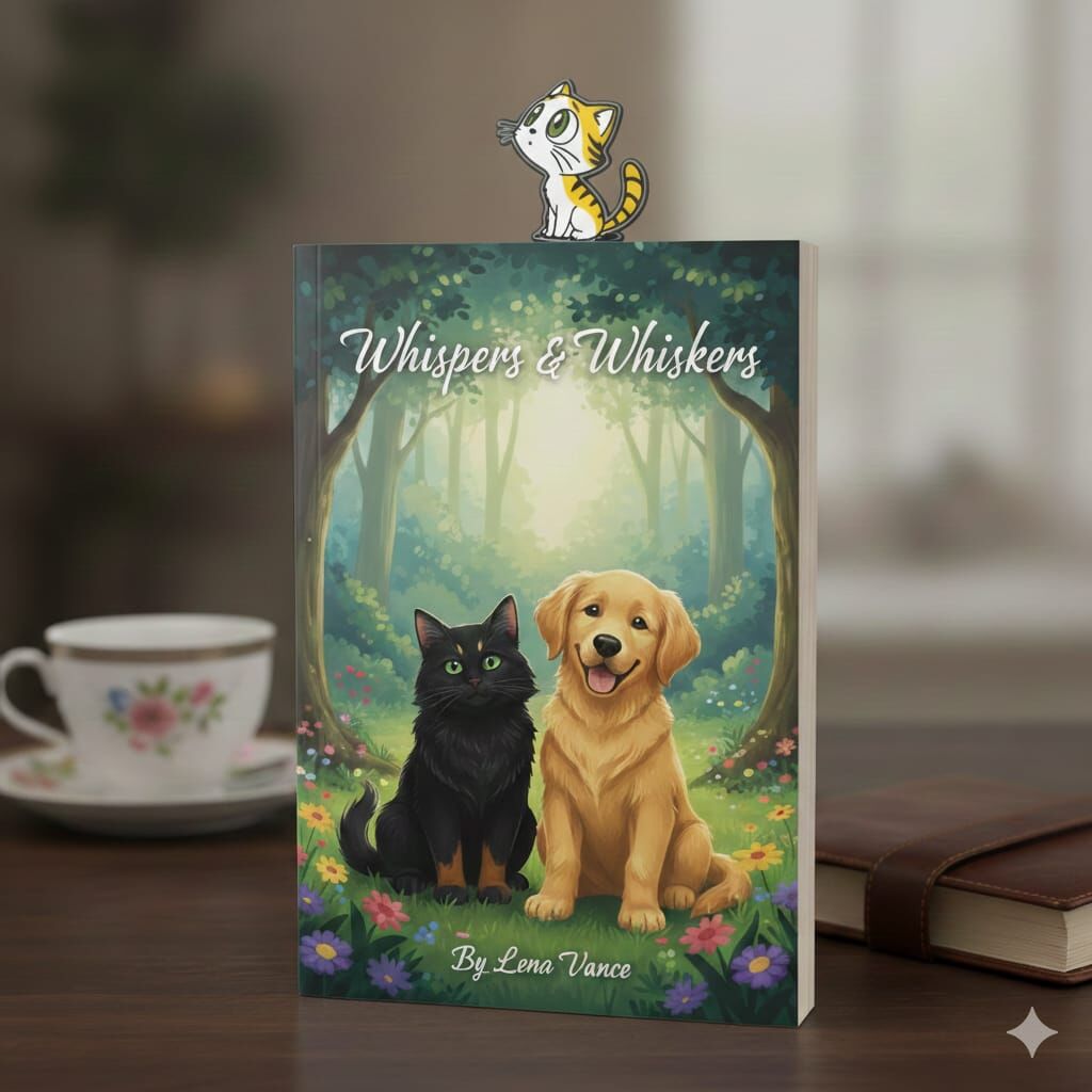 Sarı Tekir Kedi - Kitap Ayracı