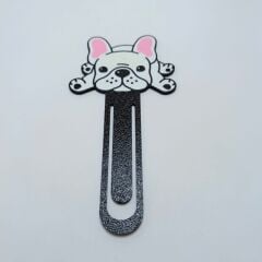 Yatan French Bulldog - Kitap Ayracı
